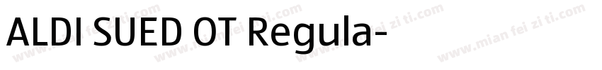 ALDI SUED OT Regula字体转换